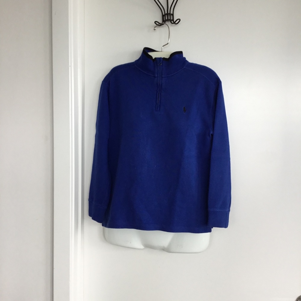 Polo  by Ralph Lauren Blue Boy’s Sweater. Size  10-12  $30 - Picture 4 of 12